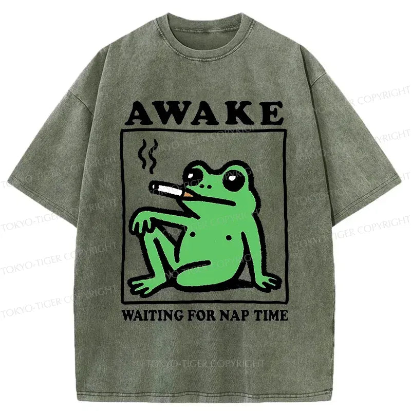 Funny Frog Ukiyo-e T-Shirt for Anime Convention