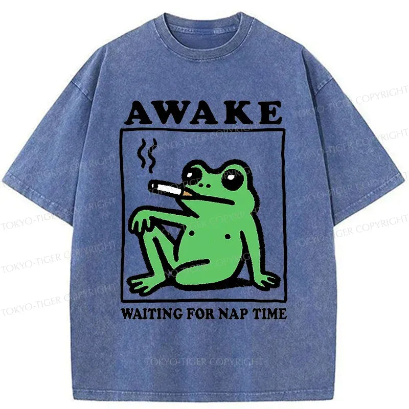 Funny Frog Ukiyo-e T-Shirt for Anime Convention