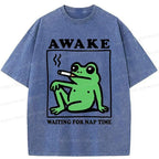 Funny Frog Ukiyo-e T-Shirt for Anime Convention