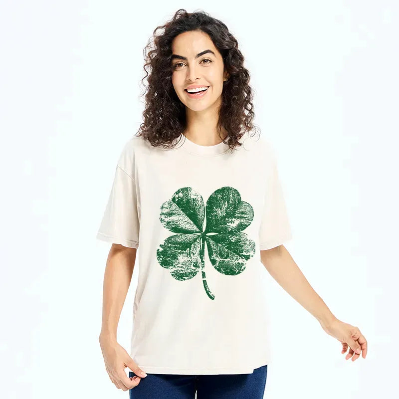 Japanese Vintage Washed T-Shirt for St Patrick's Day
