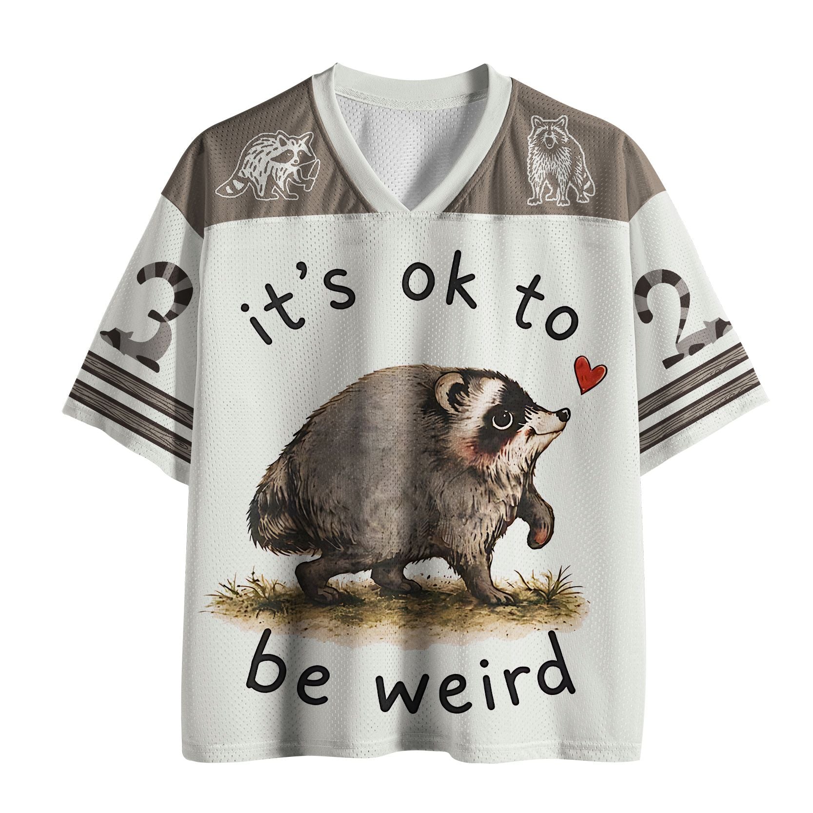 Trending Raccoon Mesh Jersey for Summer