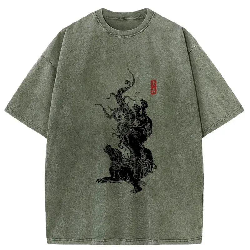 Kyoto Lion Unisex T-Shirt for Streetwear