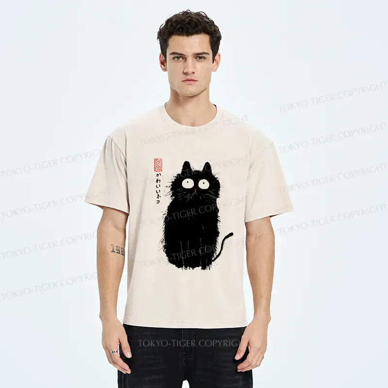 soft unisex cotton cat shirt