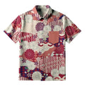 Kyoto Lion Floral Fusion Shirt for Summer