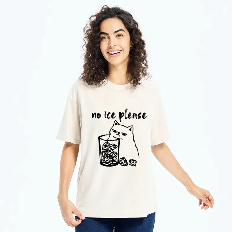 unisex Japanese cat tee for daily wear