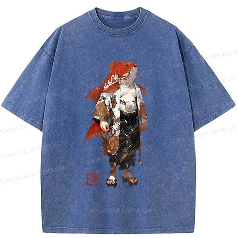 japanese fish monster t-shirt for gift idea