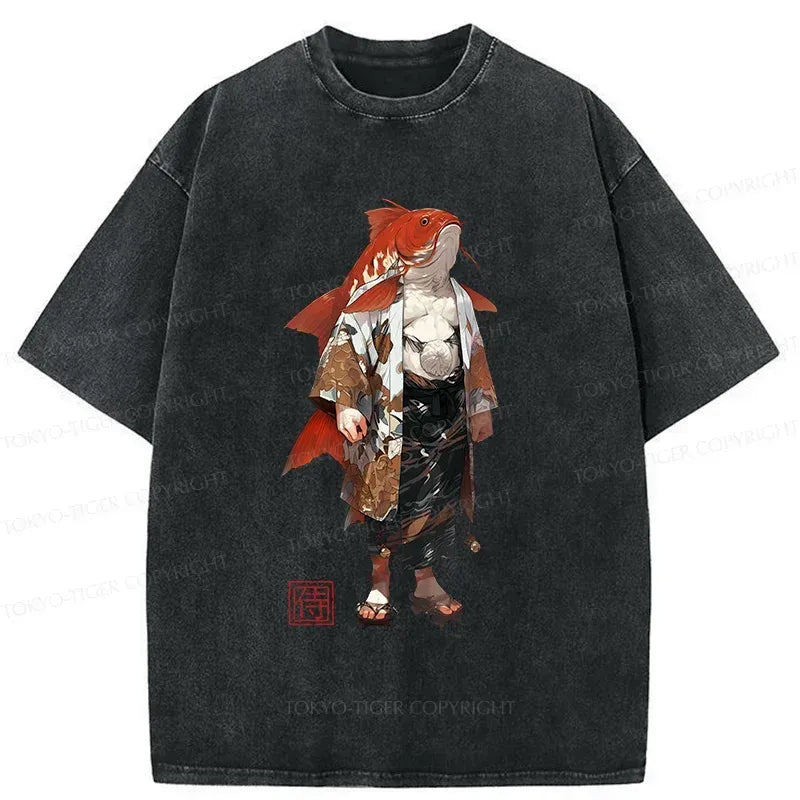 japanese fish monster t-shirt for gift idea