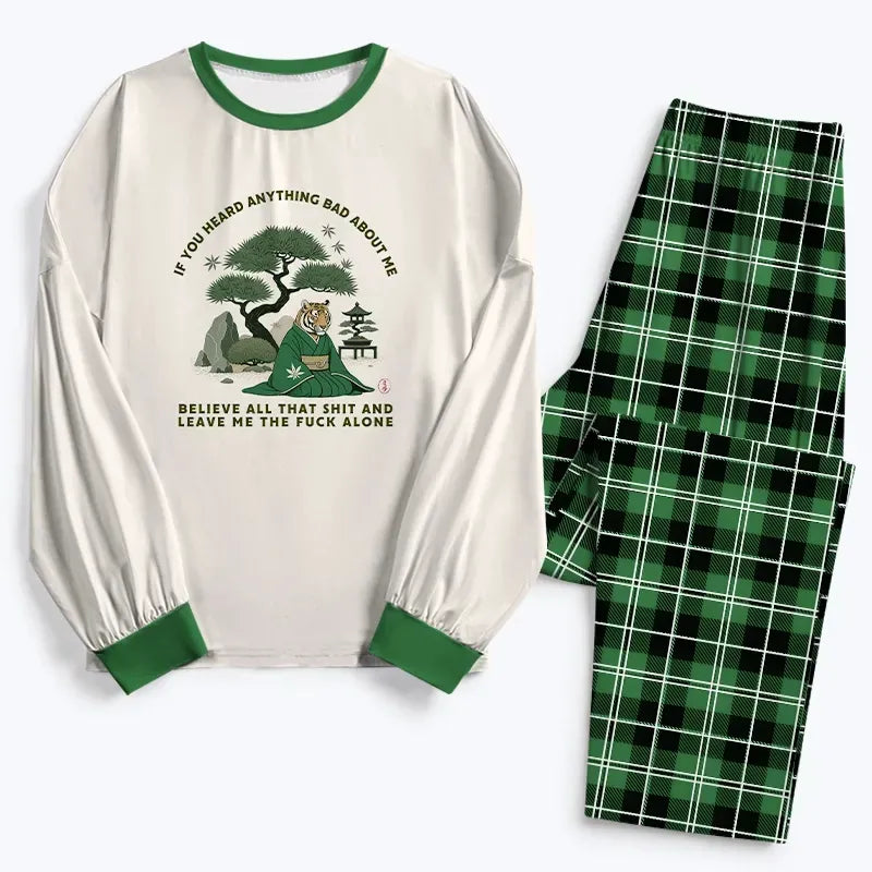 japanese ukiyoe tiger samurai pajama set