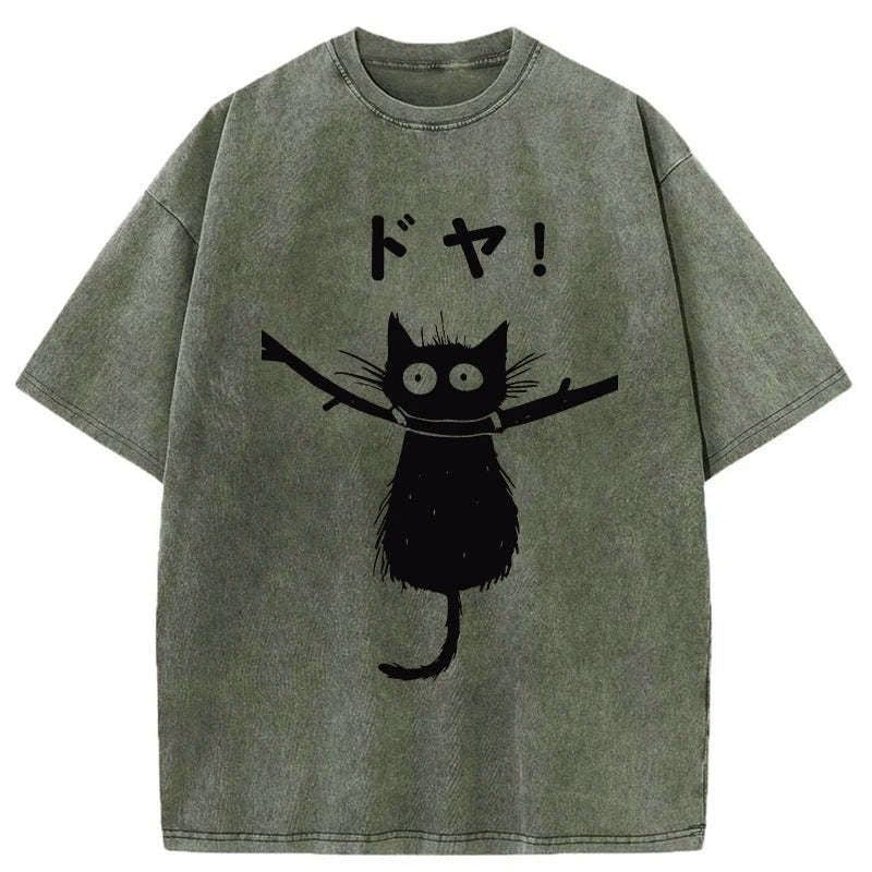 Kyoto lion vintage cat tee