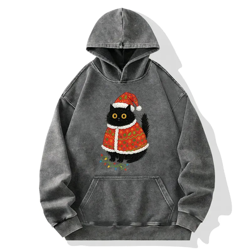 Vintage Kyoto Cat Hoodie on Sale