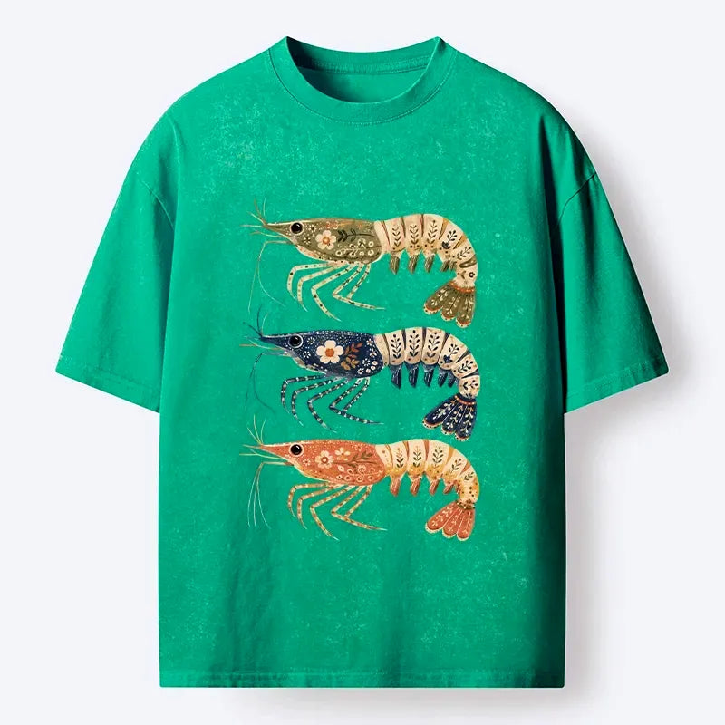Vintage Japanese Folk Art T-Shirt for Streetwear