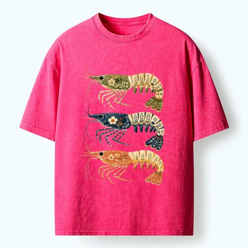 Vintage Japanese Folk Art T-Shirt for Streetwear