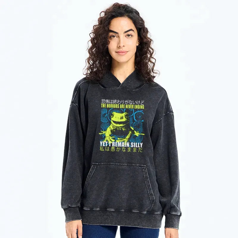 Japanese Vintage Frog Hoodie Best Seller