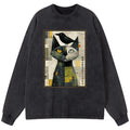 Funny Cat Crow Tee for Daily Streetwear