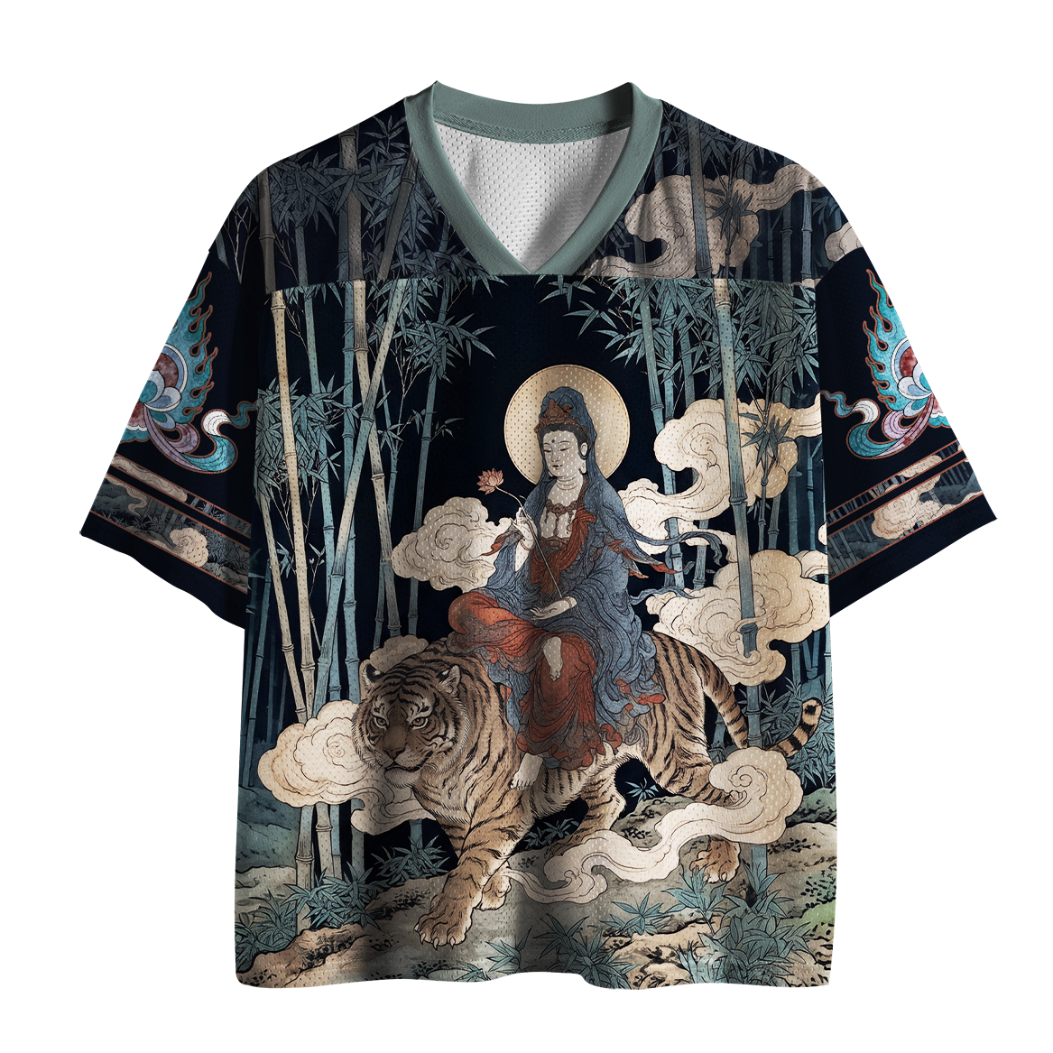 Zen Tiger Bamboo Mesh Jersey Best Seller