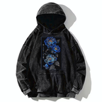Japanese washed hoodie for daily wear