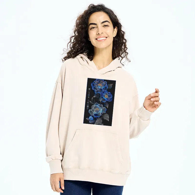 Unisex hoodie with Mount Fuji gift idea