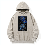 Unisex hoodie with Mount Fuji gift idea