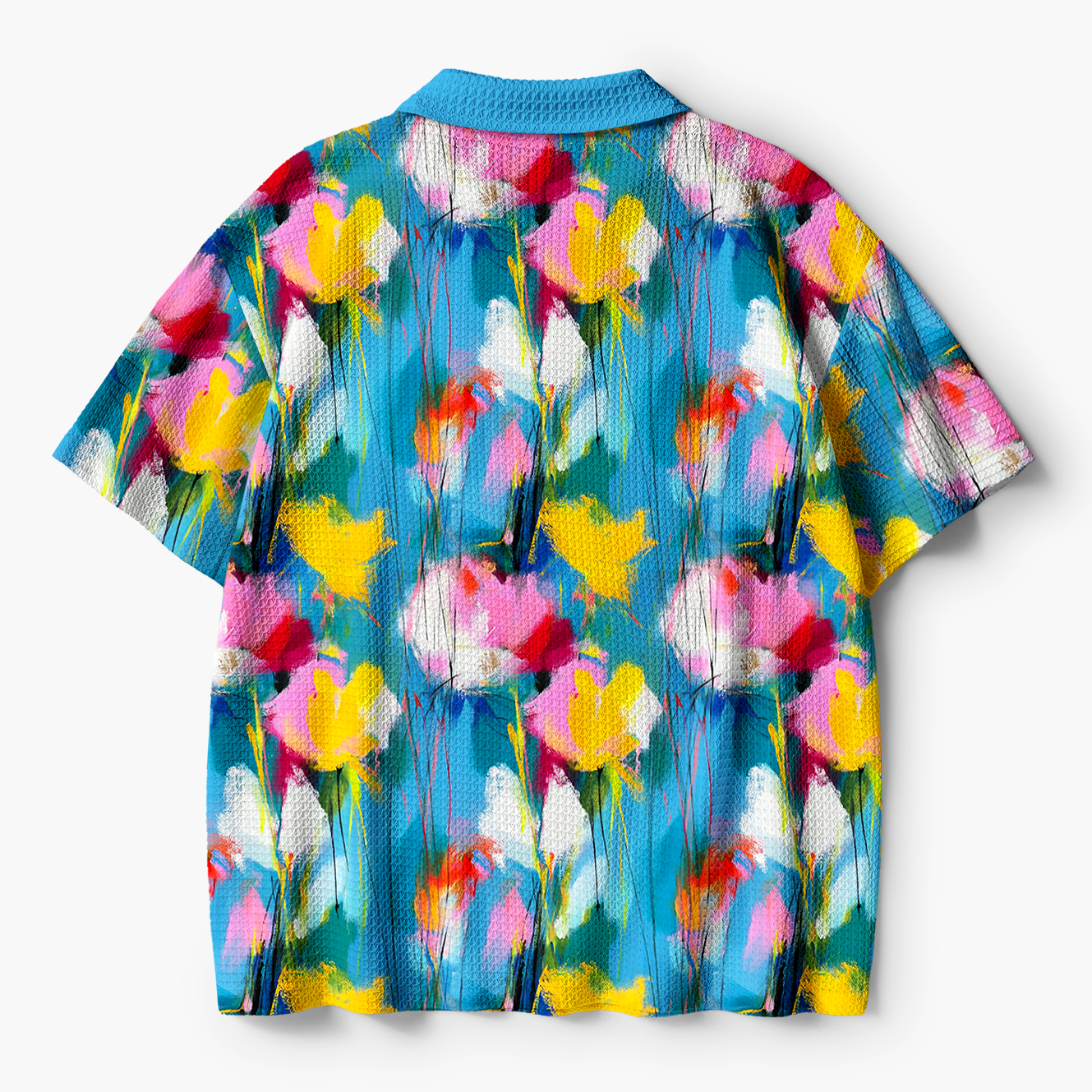 Japanese Crochet Polo Shirt for Summer Vacation