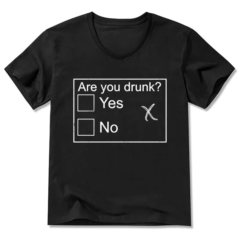 Vintage Japanese Style V-Neck T-Shirt