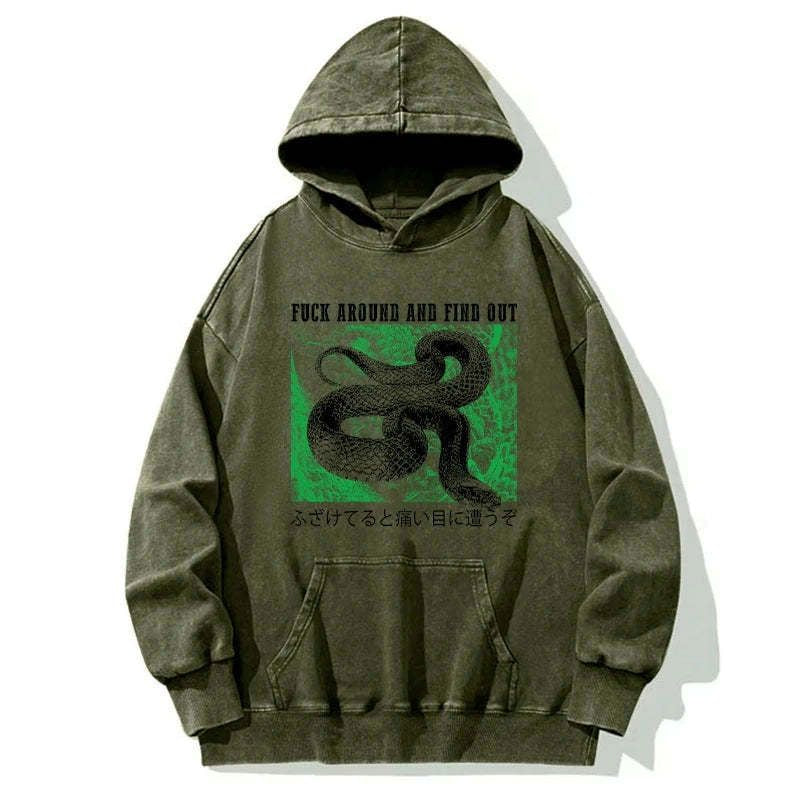 Kyoto Lion cold heartless snake hoodie