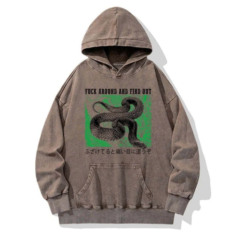 Kyoto Lion cold heartless snake hoodie