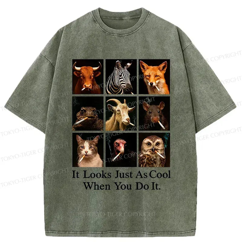 Japanese Woodblock Print Smoking T-Shirt