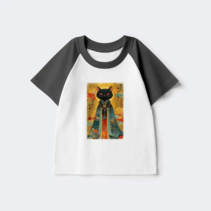 Kyoto Lion kids raglan t-shirt on sale