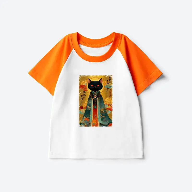 Kyoto Lion kids raglan t-shirt on sale