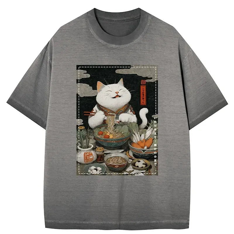 kyoto lion cat shirt for streetwear