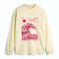 Kyoto-Lion Sakura Wave Classic Long Sleeve T-Shirt
