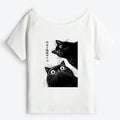 Japanese Streetwear Cat Tee with Free Shipping