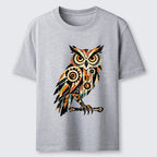 Kyoto-Lion Mechanic Gear Art Owl Classic T-Shirt