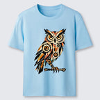 Kyoto-Lion Mechanic Gear Art Owl Classic T-Shirt