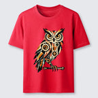 Kyoto-Lion Mechanic Gear Art Owl Classic T-Shirt
