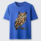 Kyoto-Lion Mechanic Gear Art Owl Classic T-Shirt