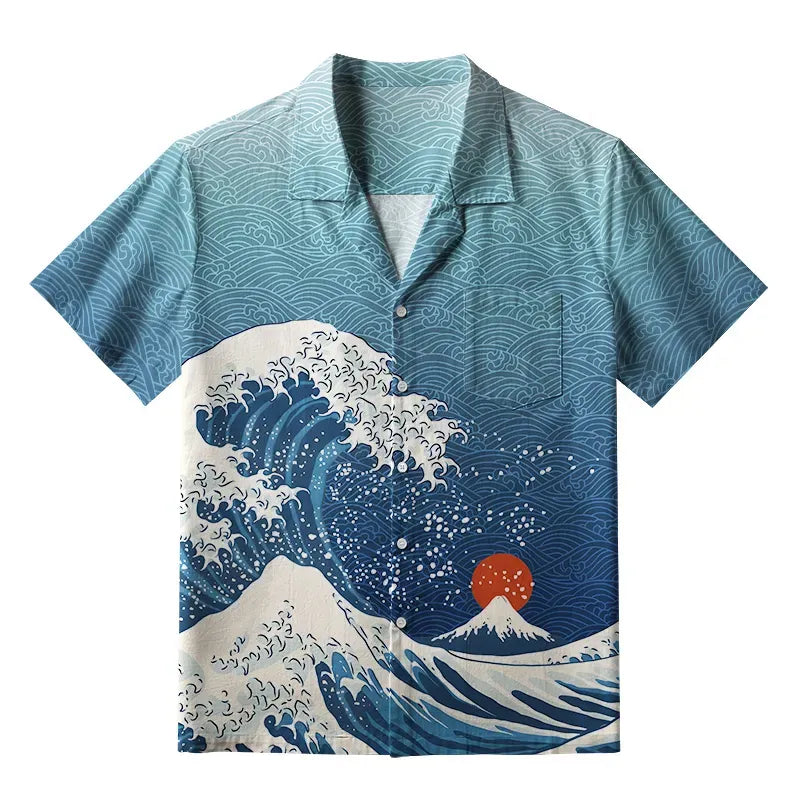 Great Wave Off Fuji Button-up Shirt