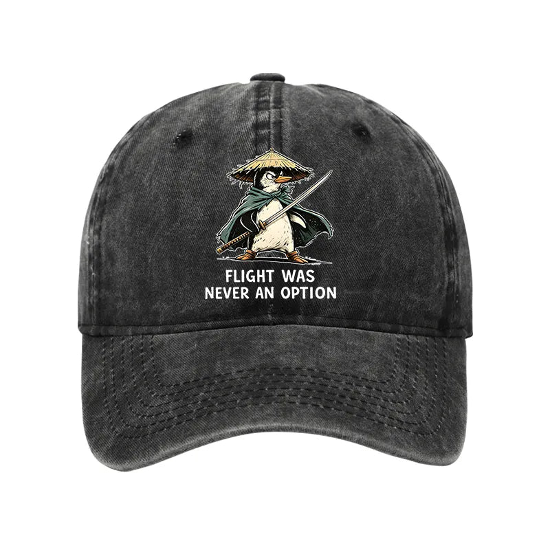 Kyoto-Lion Samurai Penguin Washed Cap