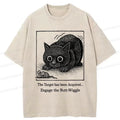 Swinging Cat Washed T-Shirt On Sale
