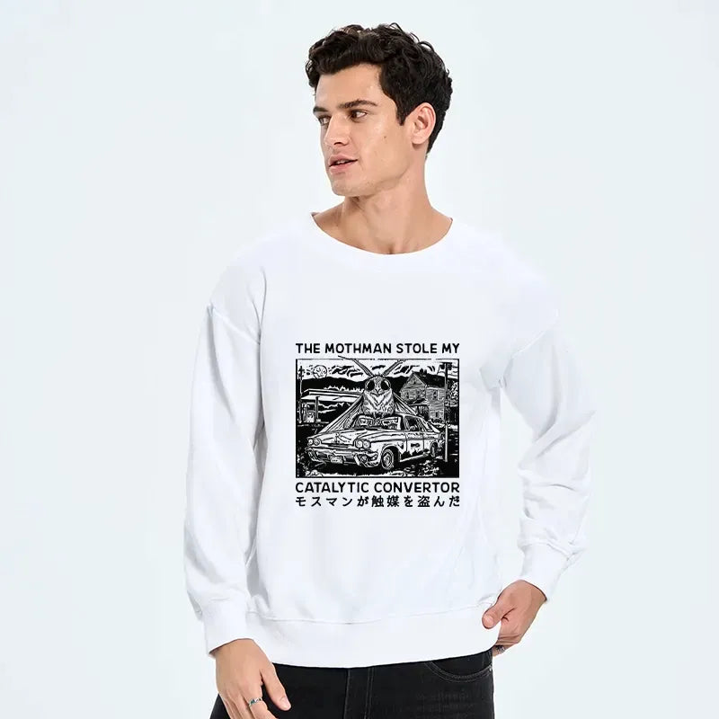 Kyoto-Lion The Night Mothman Stole My Converter Classic Sweatshirt