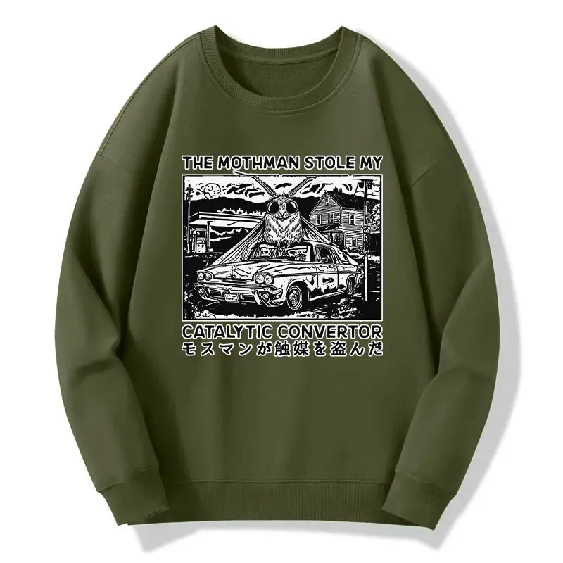 mothman retro sweatshirt limited edition