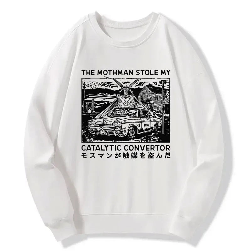 mothman retro sweatshirt limited edition