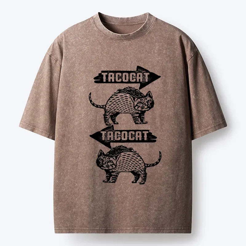 Kyoto-Lion Taco Cat Washed T-Shirt