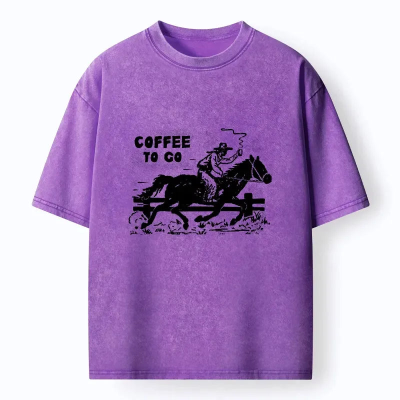 Kyoto Lion Coffee To Go Washed Tee Gift Idea