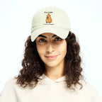 Kyoto-Lion Slow Task Capybara Meme Washed Cap