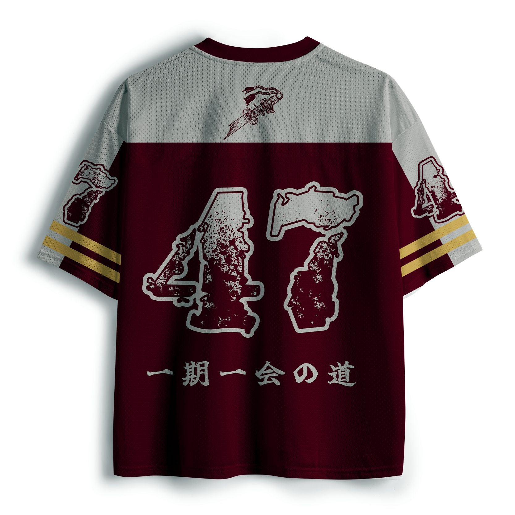 Unisex Japanese Cat Mesh Jersey