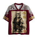 Kyoto-Lion Honor Of The Samurai Cat Mesh Jersey