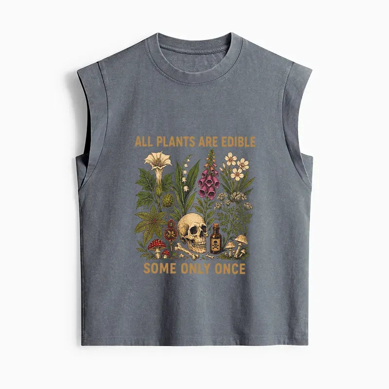 Japanese vintage funny tank top for women