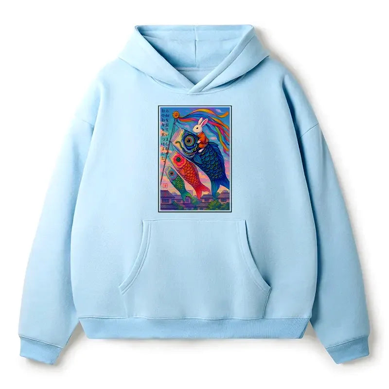 Japanese Vintage Hoodie for Streetwear