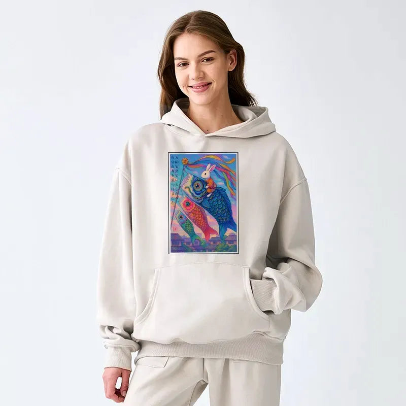 Japanese Vintage Hoodie for Streetwear